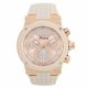 RELOJ MULCO ILUSION  CUBE CON CORREA BEIGE DE SILI, CAJA DE ACERO INOXIDABLE, DAMA