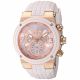 RELOJ MULCO ILUSION  CUBE CON CORREA ROSADA DE SILI, CAJA DE ACERO INOXIDABLE, DAMA