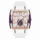 RELOJ MULCO DEEP CON CORREA BLANCA DE SILI, CAJA DE ACERO INOXIDABLE, CABALLERO