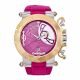 RELOJ MULCO LAFLEUR CON CORREA PETUNIA DE SILI, CAJA DE ACERO INOXIDABLE DAMA