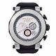 RELOJ MULCO EROS CLASSIC CON CORREA NEGRA DE SILI, CAJA DE ACERO INOXIDABLE, CABALLERO