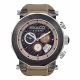 RELOJ MULCO EROS CLASSIC  CORREA MARRON GRIS DE SILICONA, CAJA DE ACERO INOXIDABLE, CABALLERO