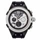 RELOJ MULCO EVOL ENGINE CON CORREA NEGRO DE SILI, CAJA DE ACERO INOXIDABLE, CABALLERO