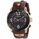 RELOJ MULCO DEEP CON CORREA MARRON DE SILI, CAJA DE ACERO INOXIDABLE, UNISEX