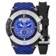 RELOJ MULCO PRIX SNAP CON CORREA AZUL Y NEGRA DE SILI, CAJA DE ACERO INOXIDABLE, CABALLERO