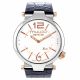 RELOJ MULCO COUTURE SLIM CON CORREA NEGRA DE CUERO, CAJA DE ACERO INOXIDABLE, DAMA