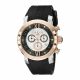 RELOJ MULCO PRIX TIRE CON CORREA NEGRA DE SILI, CAJA DE ACERO INOXIDABLE, CABALLERO