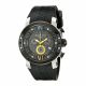RELOJ MULCO PRIX TIRE CON CORREA NEGRA DE SILI, CAJA DE ACERO INOXIDABLE, CABALLERO