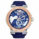RELOJ MULCO LEGACY CUBISMO CON CORREA AZUL DE SILI, CAJA DE ACERO INOXIDABLE, UNISEX