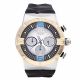RELOJ MULCO M10 CON CORREA NEGRA DE SILI, CAJA DE ACERO INOXIDABLE, CABALLERO