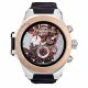 RELOJ MULCO LEGACY IMPRESSIONISM CON CORREA NEGRA DE SILI, CAJA DE ACERO INOXIDABLE, DAMA