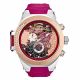RELOJ MULCO LEGACY IMPRESSIONISM CON CORREA PETUNIA DE SILI, CAJA DE ACERO INOXIDABLE, DAMA