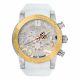 RELOJ MULCO LEGACY STREET CON CORREA BLANCA DE SILI, CAJA DE ACERO INOXIDABLE, UNISEX