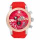 RELOJ MULCO LEGACY STREET CON CORREA ROJA DE SILI, CAJA DE ACERO INOXIDABLE, UNISEX