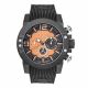 RELOJ MULCO M10 CON CORREA NEGRA DE SILI, CAJA DE ACERO INOXIDABLE, CABALLERO