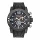 RELOJ MULCO M10 CON CORREA NEGRA DE SILI, CAJA DE ACERO INOXIDABLE, CABALLERO