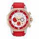 RELOJ MULCO M10 105 CON CORREA ROJA DE SILI, CAJA DE ACERO INOXIDABLE, DAMA