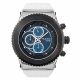 RELOJ MULCO M10 CON CORREA BLANCA DE SILI, CAJA DE ACERO INOXIDABLE, CABALLERO