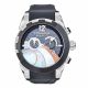 RELOJ MULCO GRAVITY IOS CON CORREA NEGRA DE SILI, CAJA DE ACERO INOXIDABLE, DAMA