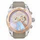 RELOJ MULCO GRAVITY CON CORREA BEIGE DE SILI, CAJA DE ACERO INOXIDABLE, DAMA