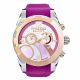 RELOJ MULCO GRAVITY IOS CON CORREA PETUNIA DE SILI, CAJA DE ACERO INOXIDABLE, DAMA