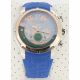 RELOJ MULCO M10 CON CORREA AZUL DE SILI, CAJA DE ACERO INOXIDABLE, DAMA