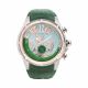 RELOJ MULCO M10 CON CORREA VERDE DE SILI, CAJA DE ACERO INOXIDABLE, DAMA