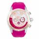 RELOJ MULCO M10 CON CORREA PETUNIA DE SILI, CAJA DE ACERO INOXIDABLE, DAMA