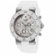 RELOJ MULCO BLUEMARINE CON CORREA BLANCA DE SILI, CAJA DE ACERO INOXIDABLE, DAMA