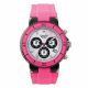 RELOJ MULCO BLUEMARINE CON CORREA ROSADA DE SILI, CAJA DE ACERO INOXIDABLE, DAMA