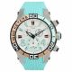 RELOJ MULCO FONDO CON CORREA AQUA DE SILI, CAJA DE ACERO INOXIDABLE, DAMA