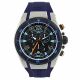 RELOJ MULCO FONDO CON CORREA AZUL DE SILI, CAJA DE ACERO INOXIDABLE, CABALLERO