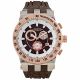 RELOJ MULCO BLUEMARINE TRIO CON CORREA MARRON DE SILI, CAJA DE ACERO INOXIDABLE, DAMA