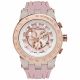 RELOJ MULCO BLUEMARINE TRIO CON CORREA ROSADA DE SILI, CAJA DE ACERO INOXIDABLE, DAMA