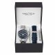 BR SLV CASE & BRACELET,NAVY