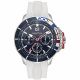 SS CASE NAVY DIAL WHITE SILICON STRAP