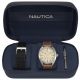 SS PARCHMENT  DIAL D.BROWN LEATHER STRAP   BLACK LEATHER STRAP