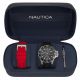 SS  BLCK TR BLACK DIAL SBLACK SILICON STRAP    RED SILICON STRAP