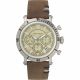 SS CASE PARCHMENT DIAL D. BROWN LEATHER STRAP
