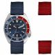 SS CASE  NAVY DIAL  NAVY NYLON STRAP   RED NYLON STRAP
