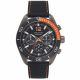 IPGUN BLACK CONORANGE TR BLACK DIAL BLACK SILICON STRAP