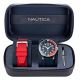 RELOJ SET DE RELOJ CON DOBLE PULSERA AZUL   ROJO NAUTICA