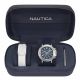 BR CONPOL SLV CASE, NAVY DIAL W CON