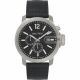 SS CASE BLACK DIAL BLACK LEATHER STRAP