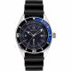 SST case black dial black silicone strap