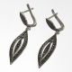 Aretes con Marquesitas Rodio