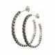 Aretes con Marquesitas  Rodio