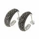Aretes con Marquesitas  Rodio