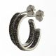 Aretes con Marquesitas Rodio