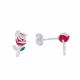 Aretes De Tulipan Esmaltados